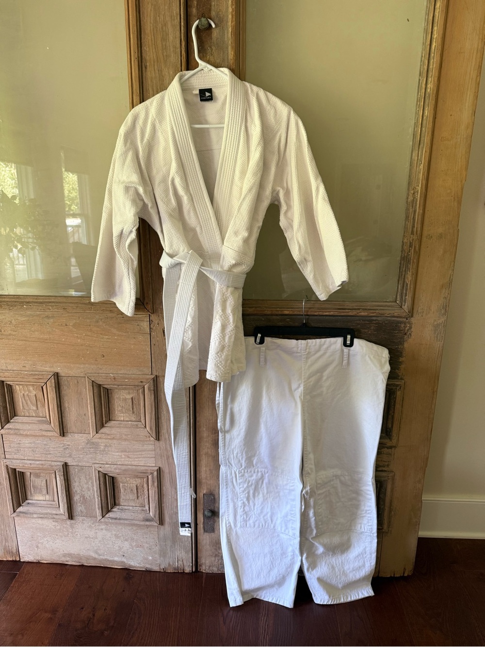 White Martial Arts Gi Pants for Men - Unbranded